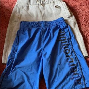 2 boys abercrombie shorts